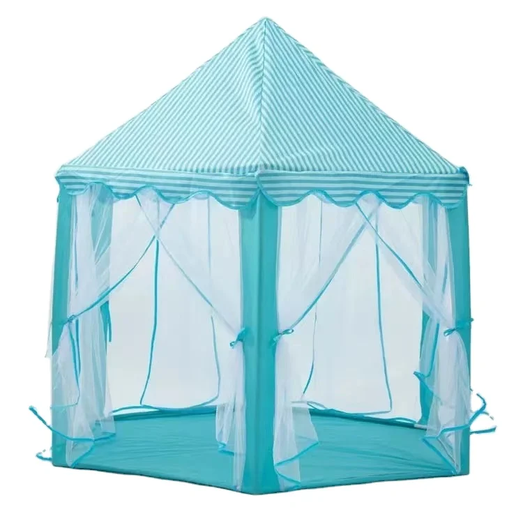 Легко складывающаяся детская Крытая Принцесса замок Игровая палатка дом вигвам детская палатка