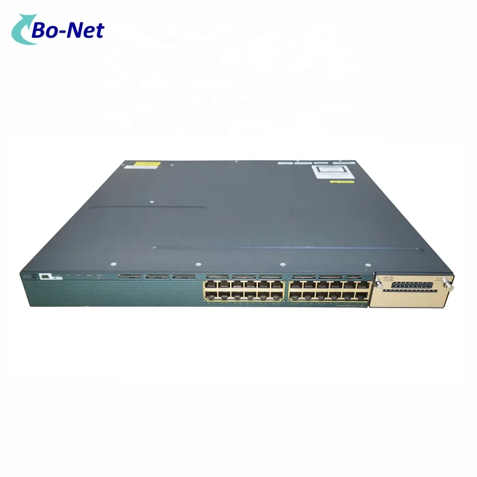 Used WS-C3560X-24P-S 3560X layer 3 24 Port Gigabit PoE IP Base Switch