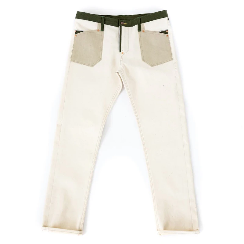 DiZNEW Mens Skateboard Pants  Fashionable  Solid Color Zip Up blank white cargo pants
