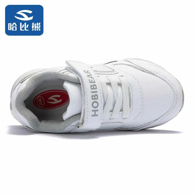 
Child Flat Shoes Sneaker Kids Sport Shoes Magic Stickers Girls Casual PU Shoes 