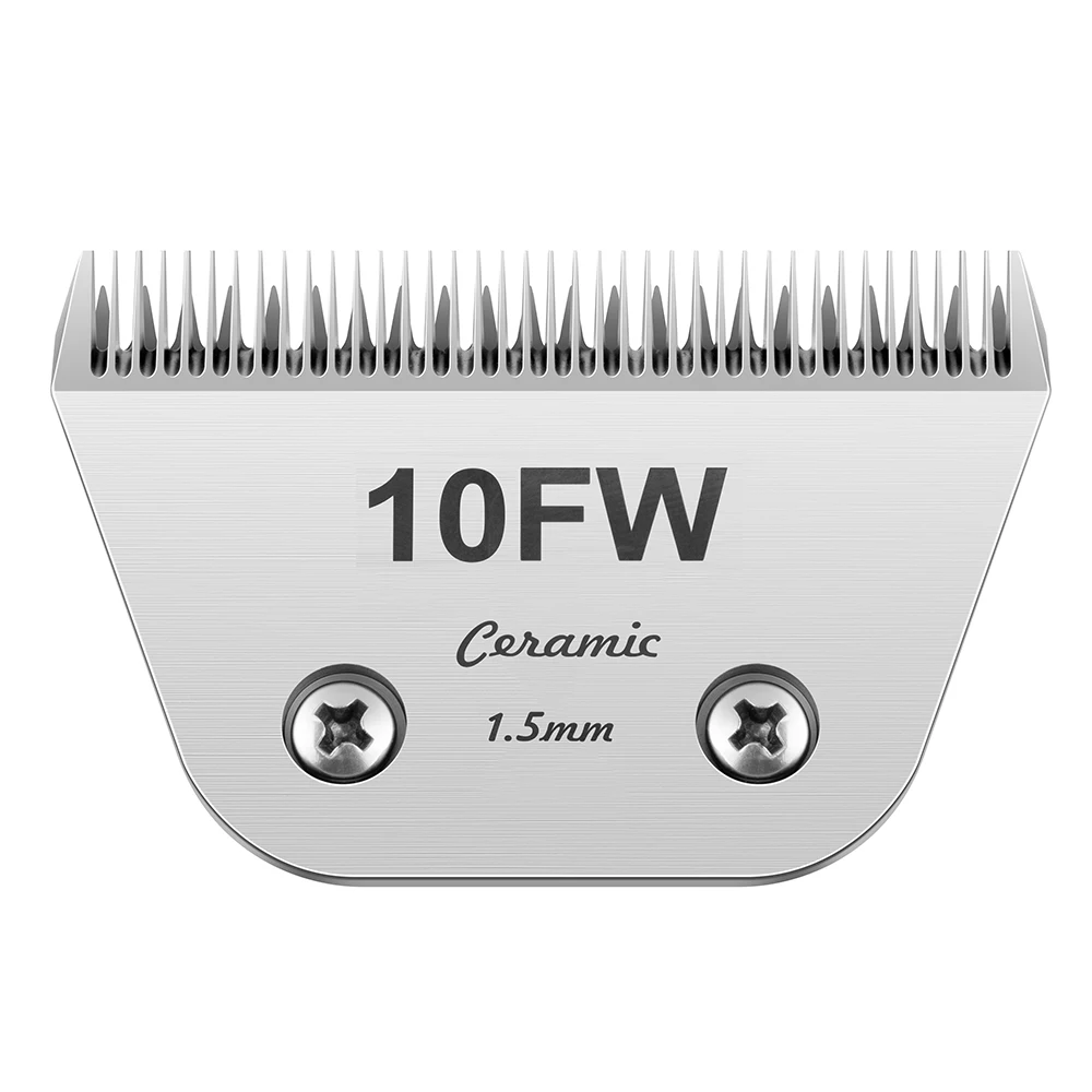 Hot Sale Pet Grooming Supplier Pet Clipper Blades Wide 10FW 1.5mm Ceramic A5 Clipper Blades