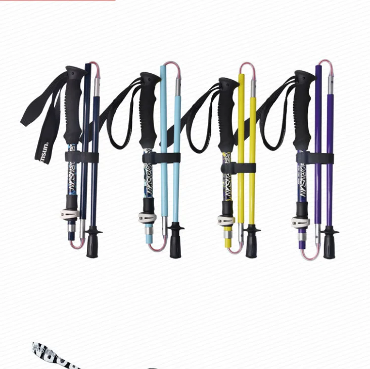 
Robinson trekking light weight high strength carbon fiber walking stick trekking poles Lucian series 