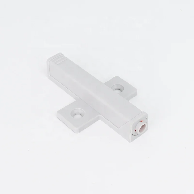 Modern Style Plastic Door Stop Rebound Device Furniture Kitchen Cabinet Push To Open Door Catch Door Closer