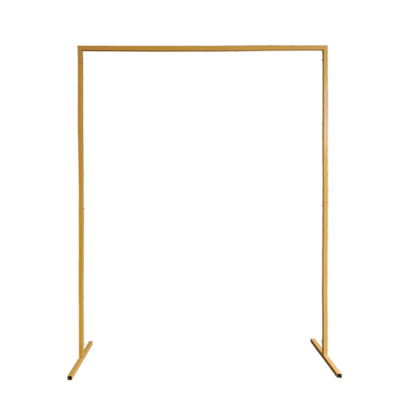 New 2 * 2M Square Tube Frame Wedding Props Stage Background Decorative Wrought Iron Door Arch