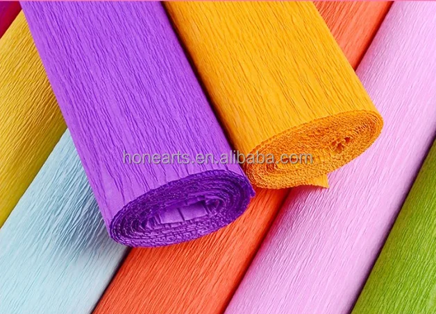 Тяжелая креп-бумага для изготовления цветов высокоэластичная итальянская 100 г 120