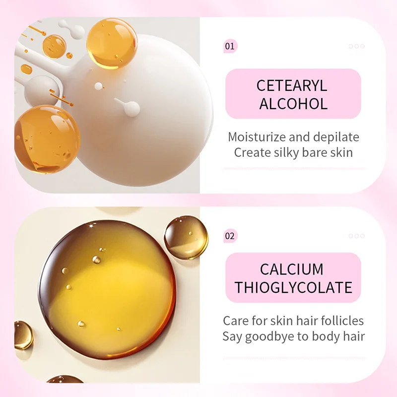 Custom Logo Wholesale Painless Women&Men Fast Body Intimate Areas Hair Removal Cream  Depilatory Cream