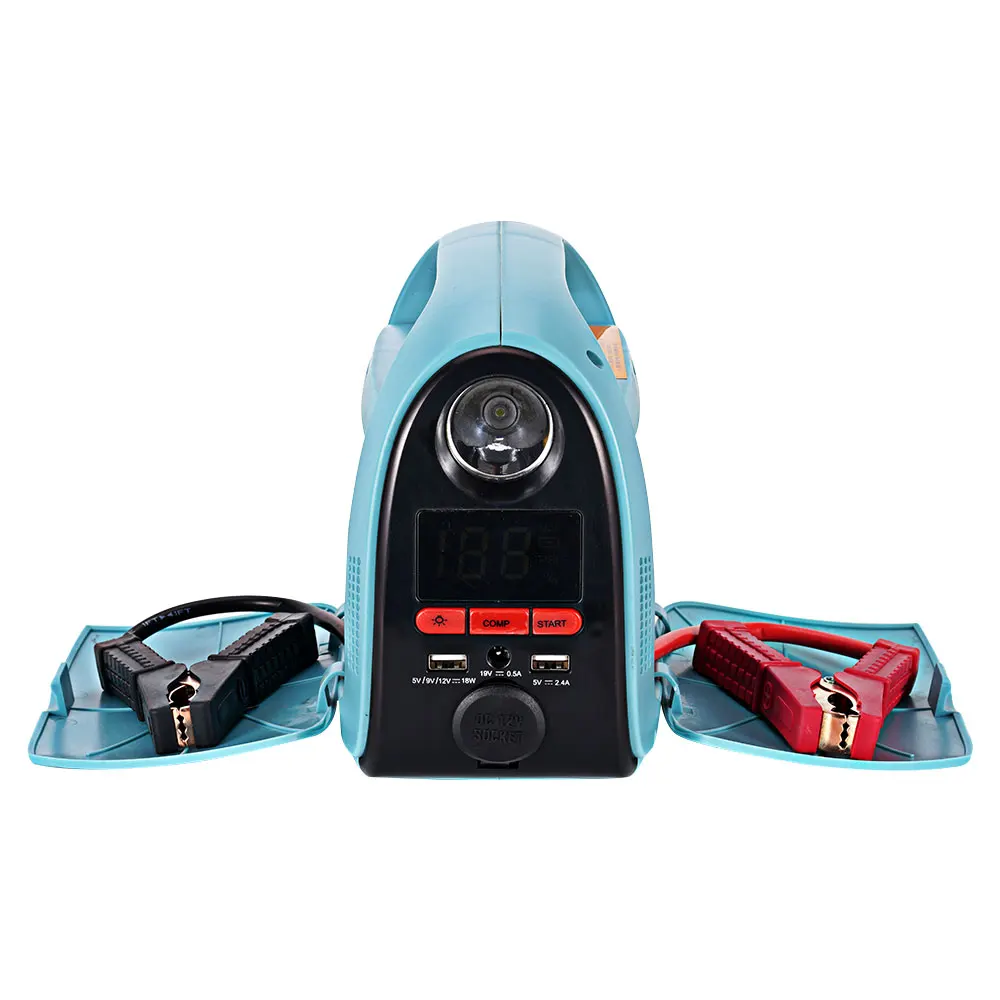 1000A 12V Car jump starter Car Battery Booster Pack Portable Car Jump Starter with Air Pump