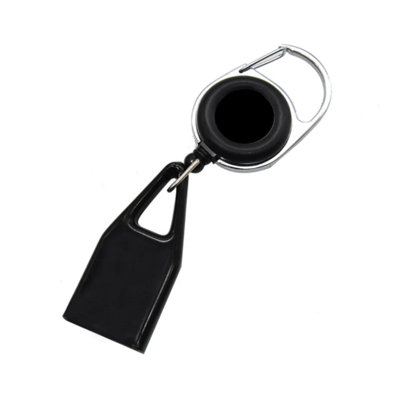 Hot Selling Silicone Sticker Lighter Leashes Safe Stash Clip Retractable Keychain Holder Customize Logo Smoking Accessory