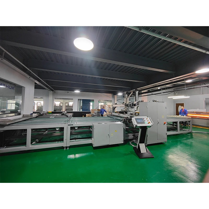 Fully automatic horizontal mosaic glass production line