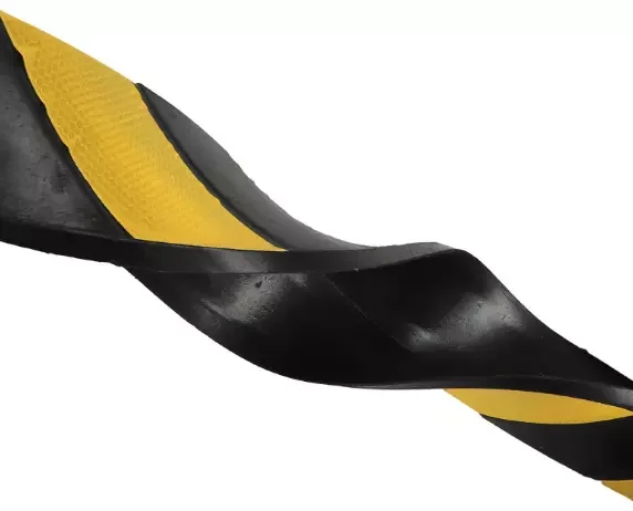 Reflective Garage Crash Bars Corner Protects the Car Against Collision Rubber Strip Corner Protector