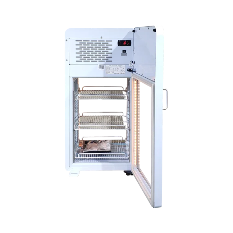 Meisda SC68GS 68L Small Beverage Cold Drink Display Cooler With Four Sides Glass Door