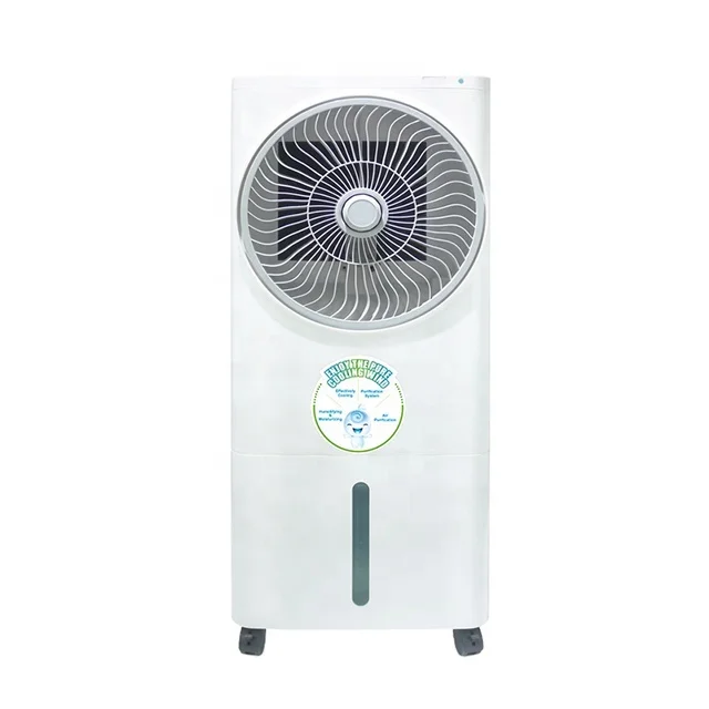 Customization LED display digital control panel electrical home portable evaporative air cooler fan