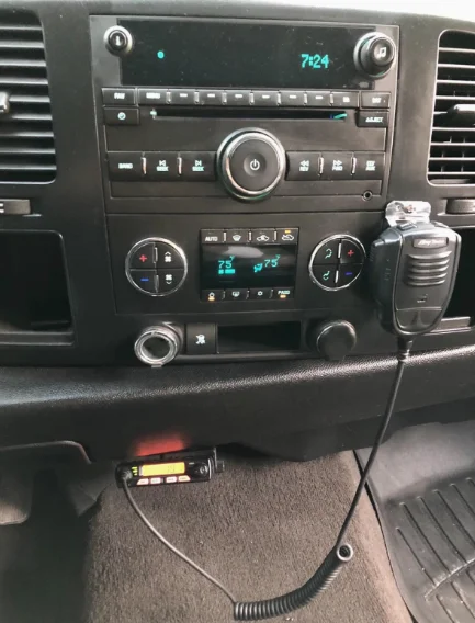 Metal Microphone Hang Up Clip Microphone Holder Clip Screw in Compatible with CB Motorola Radio HLN9073B CDM1250 CDM750 GM300