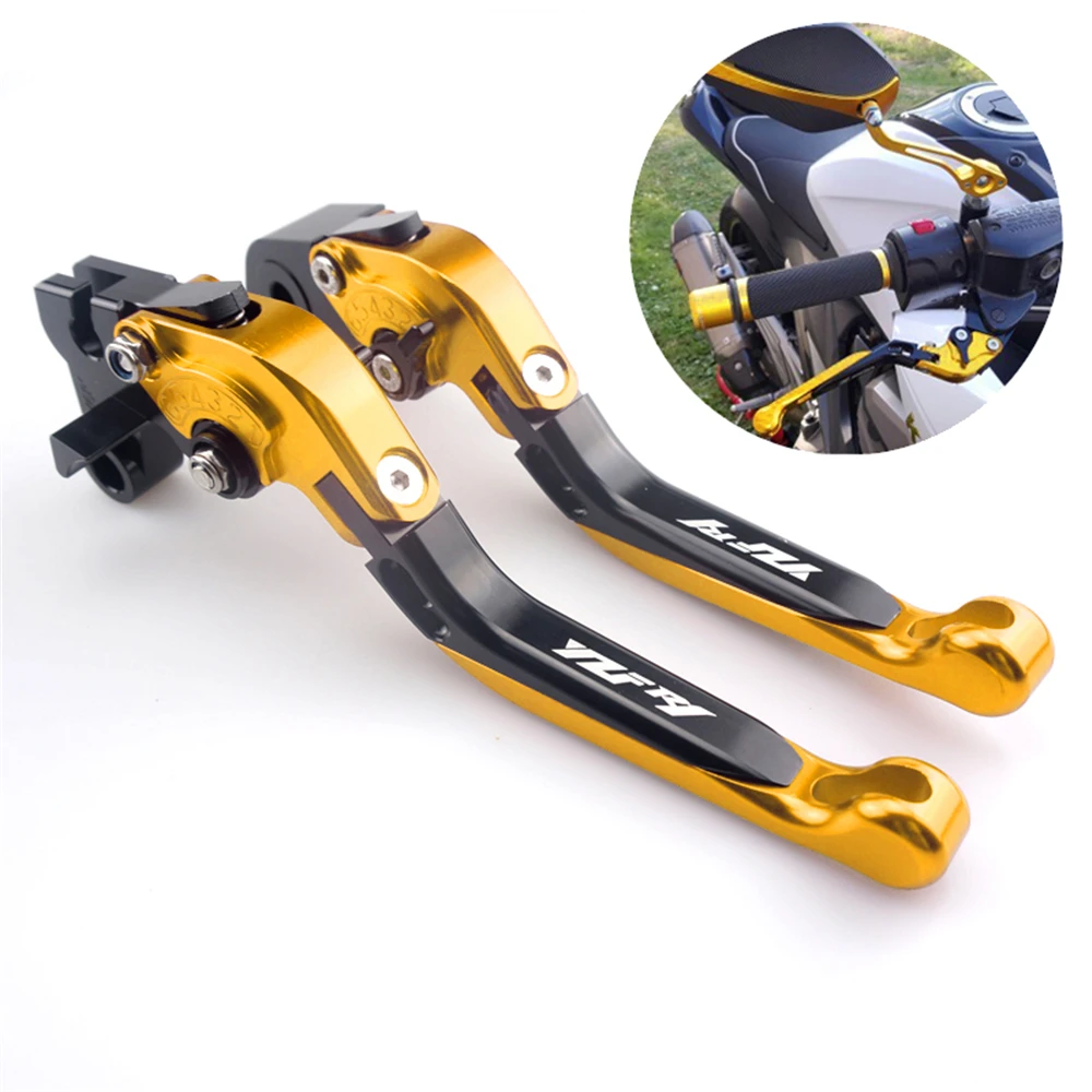 Motorcycle Accessories CNC Aluminum Foldable Extendable Motorcycle Brake Clutch Lever for Yamaha YZF R1 2004-2008 2004 2006 2007