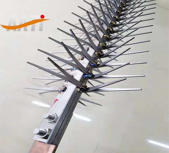 Titanium oxide fixture 10 teeth 1.5 thick Gr2titanium anodizing equipment titanium jigs