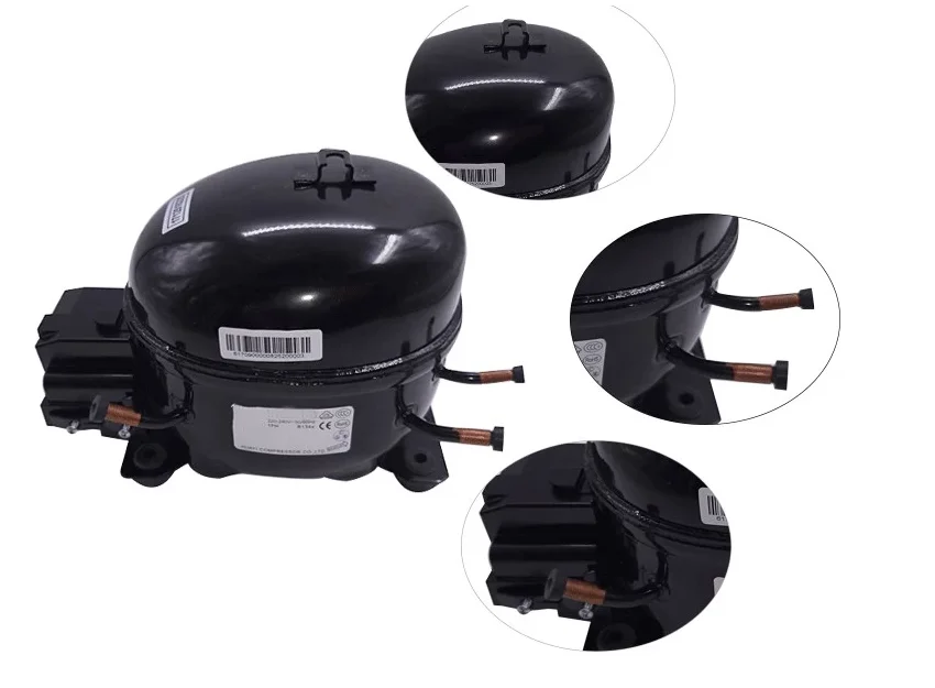 Factory Direct Sale High pressure silent 12V DC R134a refrigerator/ fridge / freezer compressor