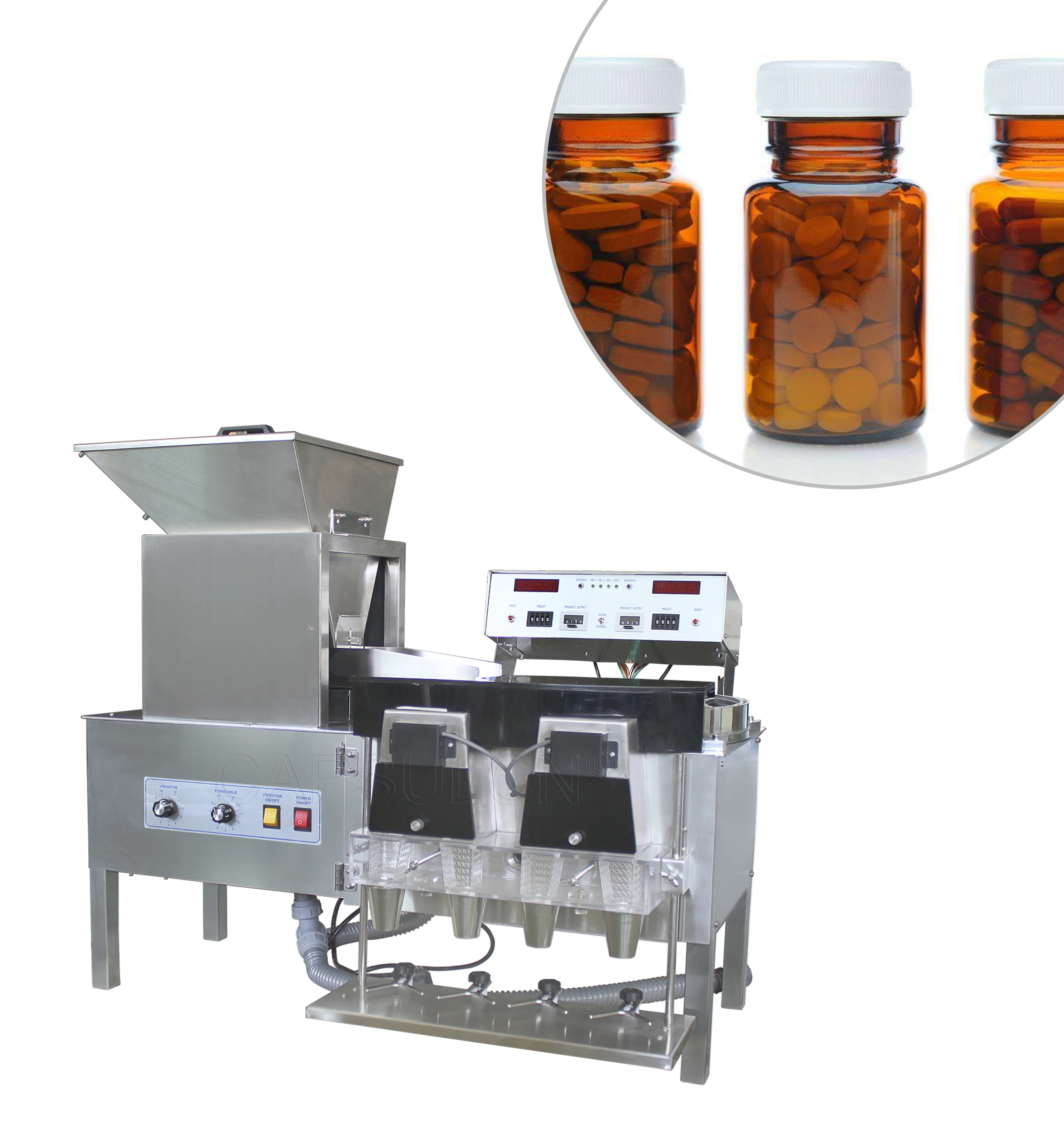 YL-4 Automatic Tablets Electronic Capsules Pill Counter Machine