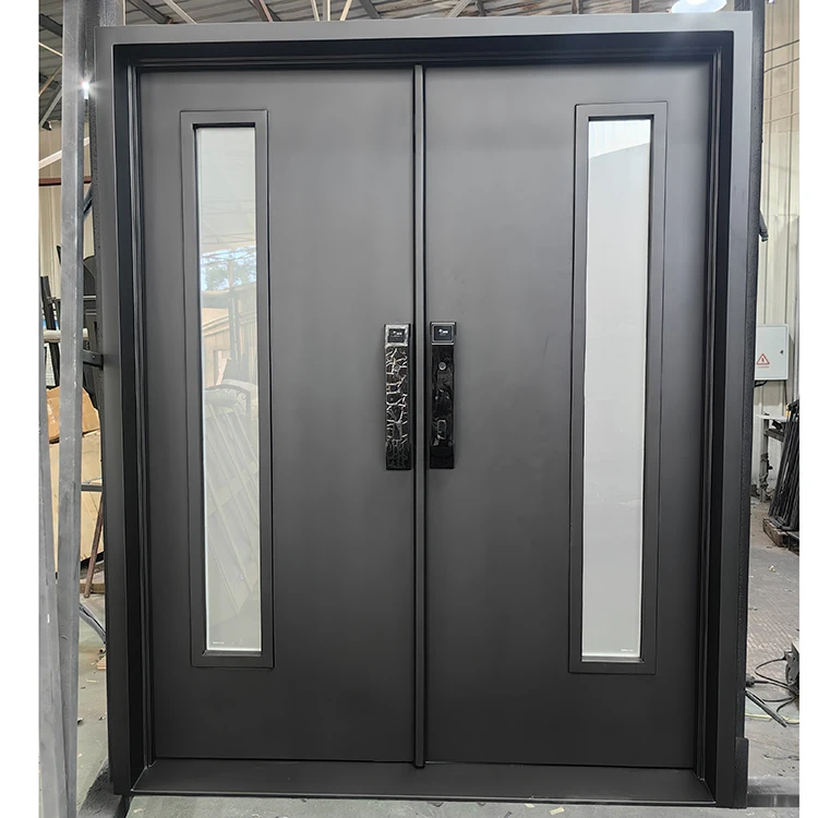 Wrought 2021 For Doors New Arrival Cheap Personalized Home Old Dorga Digan Fashion Attractive Design Hot Sale Custom Iron Door