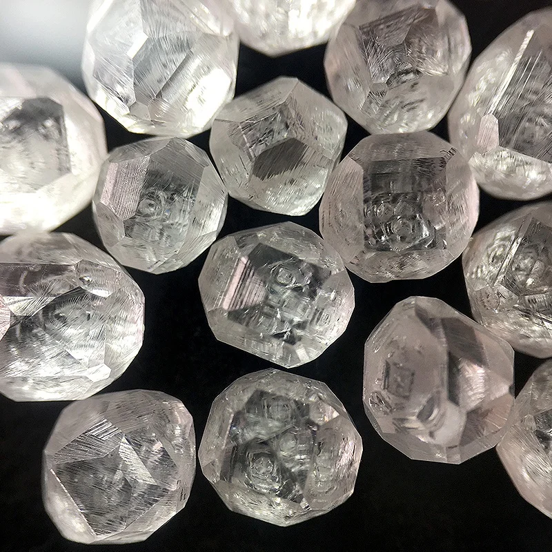 
Diamond Cut DEF White VVS S1 Clarity Man-made Lab Grown CVD HPHT Diamond rough 