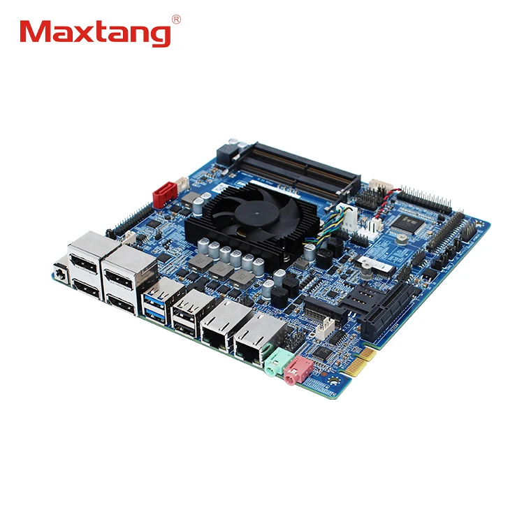 Maxtang mini-ITX embedded motherboard FP10 with TPM module dual-channel DDR4 memory dual Lan 6RS232