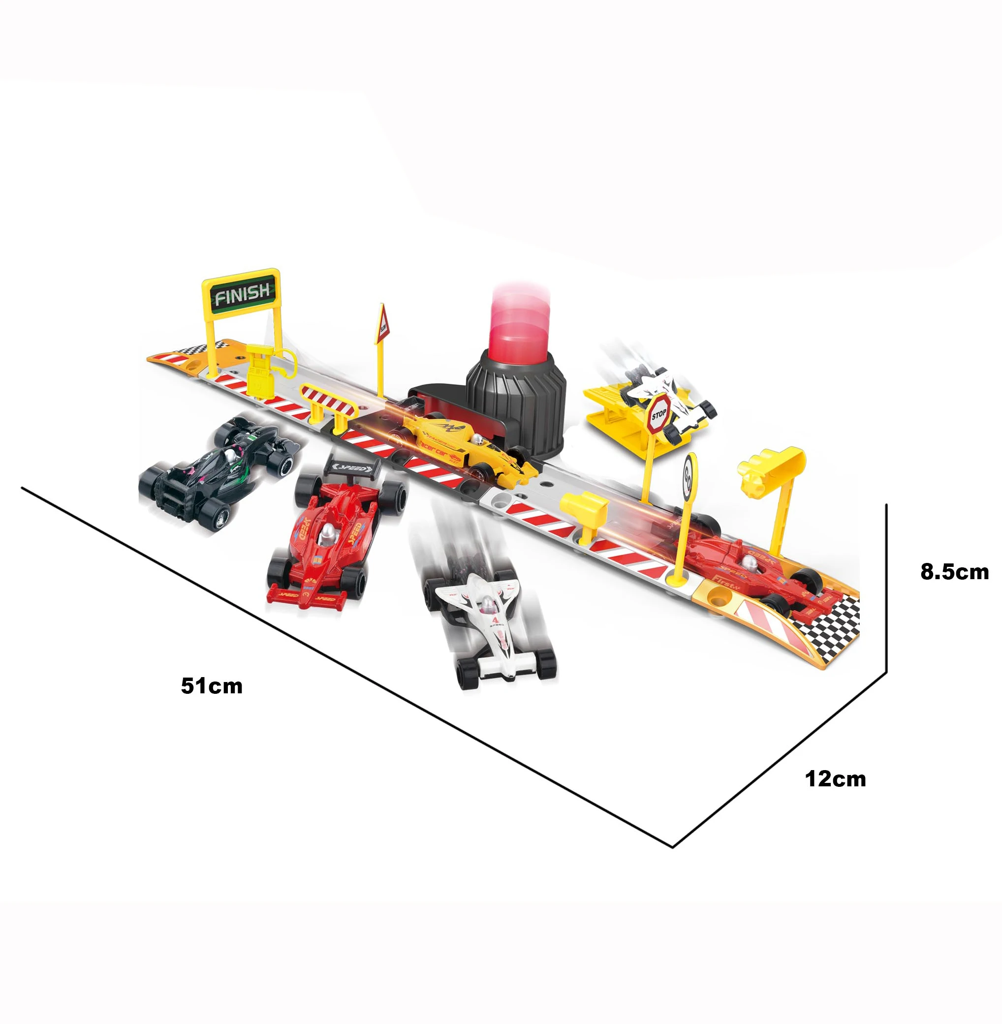 Kids alloy car city train track set railway play car toy city construction track toy