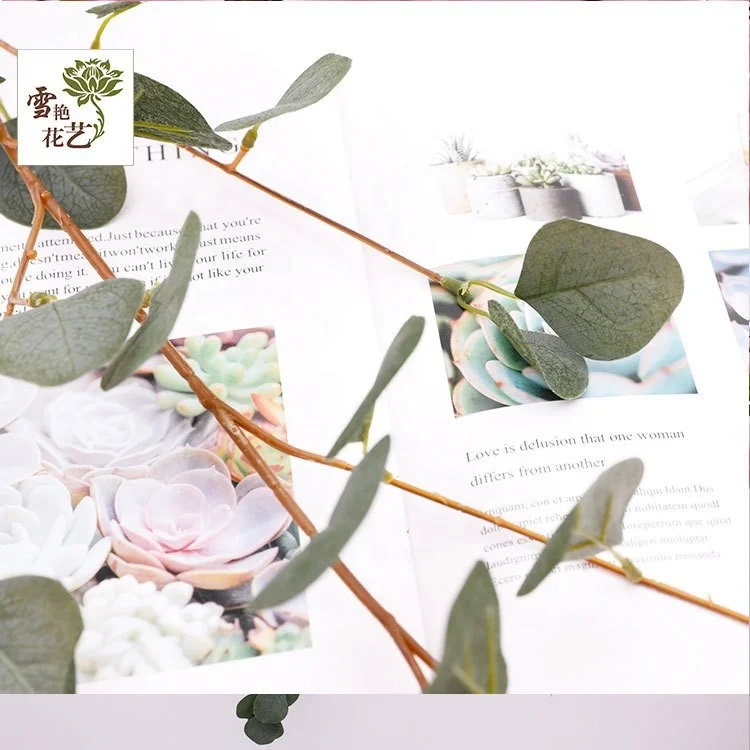 Wholesales Silk Greenery Vine Garland Faux Ivy Plant Eucalyptus Artificial Flowers for Christmas Diy Decoration