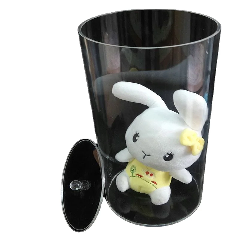 Different diameter clear perspex pipe with lid and acrylic tube at high quality manufacturer