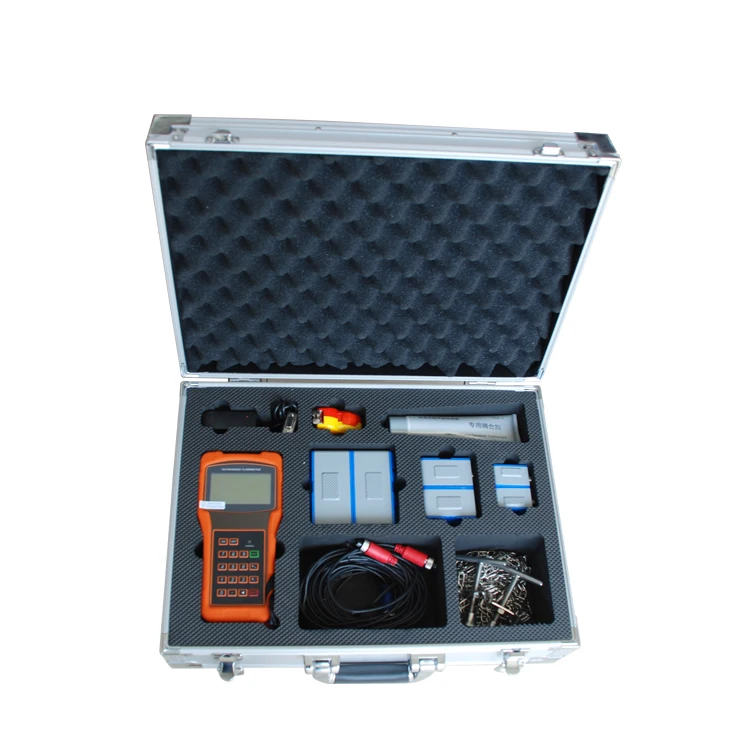 Sincerity Flowmeter Battery Powered Manual Ultrasonic Water Flow Meter Clamp On Ultrasonic Flowmeter