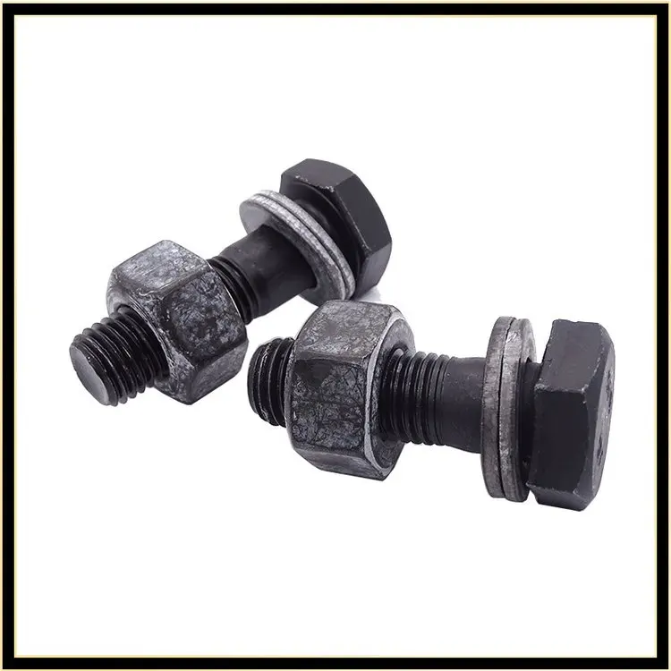 Шестигранные болты и гайки для конструкции ASTM A325 A307 с полной резьбой ANSI ASME B 1.8.2.2 SAE J429 GR5