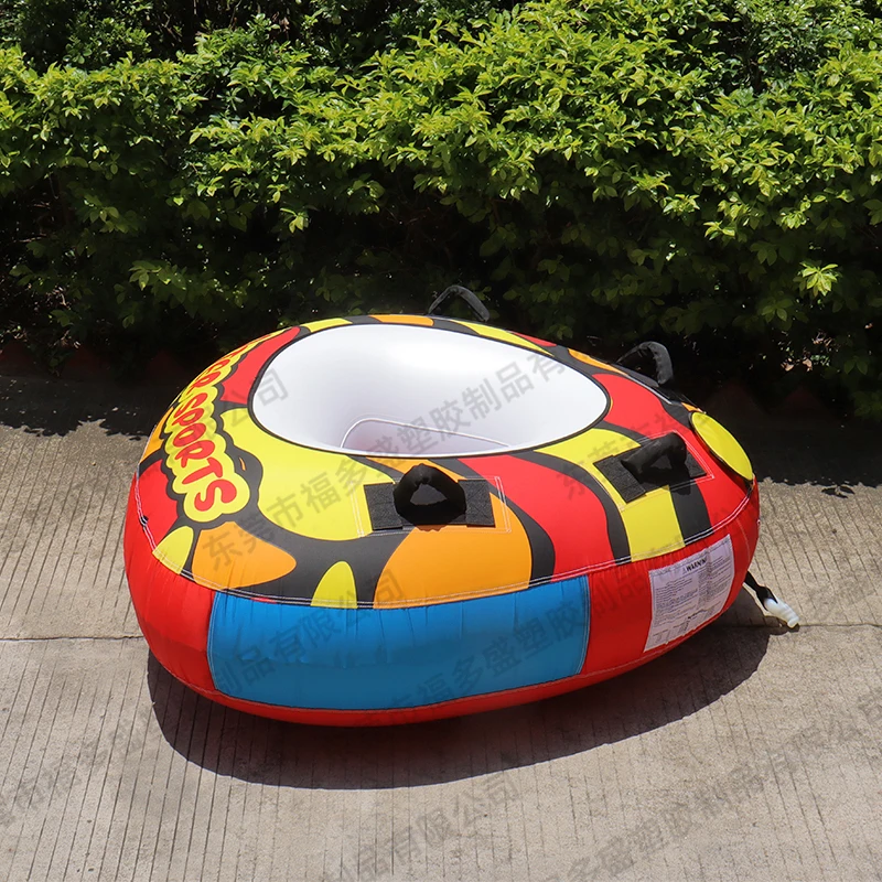 Spot water single towable tube inflatable drag boat water ski triangle speedboat drag ring sled