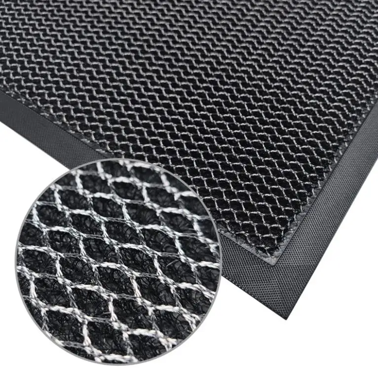 Classic Mesh Surface Multifunction Anti-slip Dirt-resistant Rubber Entrance Door Mat