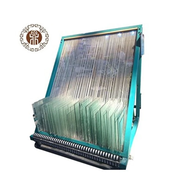 Стеклянные стеллажи Harp для хранения стеклянных листов на стеклянном заводе
