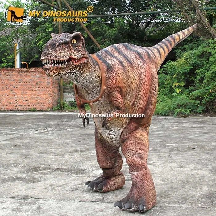  MY Dino SP068 вечеринка реалистичный ходячий динозавр марионетка Раптор костюм для