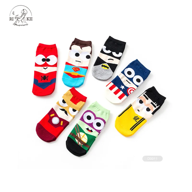 
JD- D027 character socks factory socks character super hero socks 