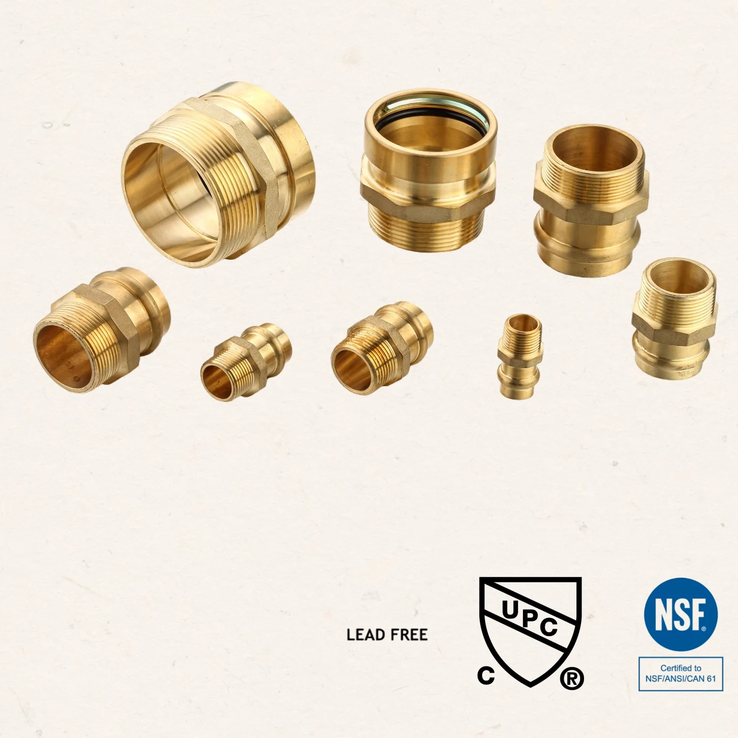 FREE SHIP: Coupling Copper Propress Fitting Match Rigid and Milwauke's Tool From