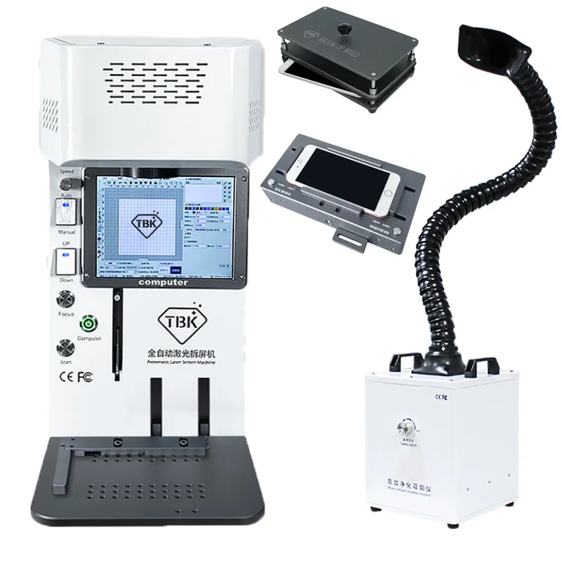 Newest TBK-958B 110-220V printing carving metal laser engraving machine