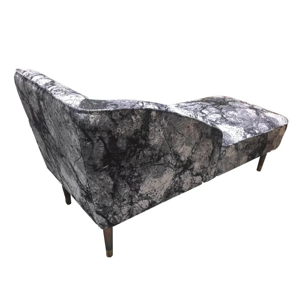 Luxury Design Wholesale Grey patterned sofa bed Living Room Couch Velvet Fabric Sofa