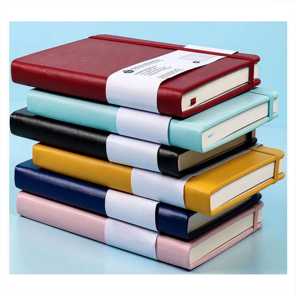 A5 A6 B5 Dotted Grid ruled lined 2025 Elastic band Hardcover Planner Notebook Journal