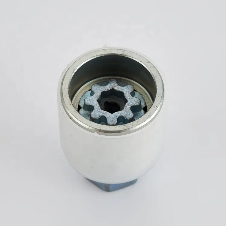 Factory direct sale alloy steel car wheel anti-theft screw sleeve tool anti-theft key for audi a6 wheel key lock