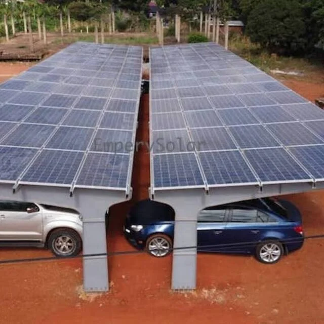 Modern design carbon steel carport pv solar carport mounting system solar system