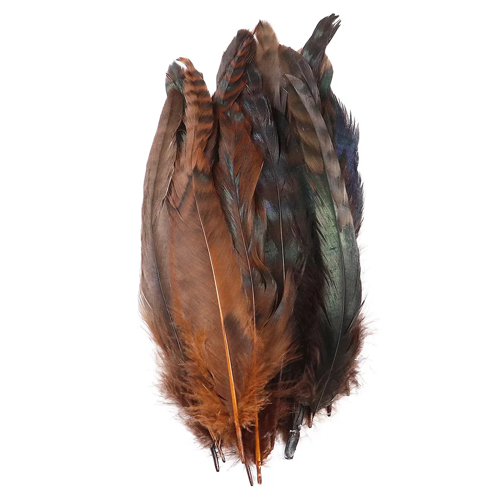 Cheap large silver pheasant tail feathers decorative chicken feather