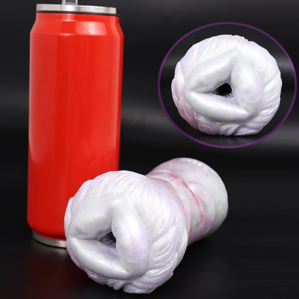 GEEBA Male Masturbator Sex Toy Rubber Artificial Vagina  Famtasy  Pocket Pussy And Anal Holes Adult Masturbation Goods