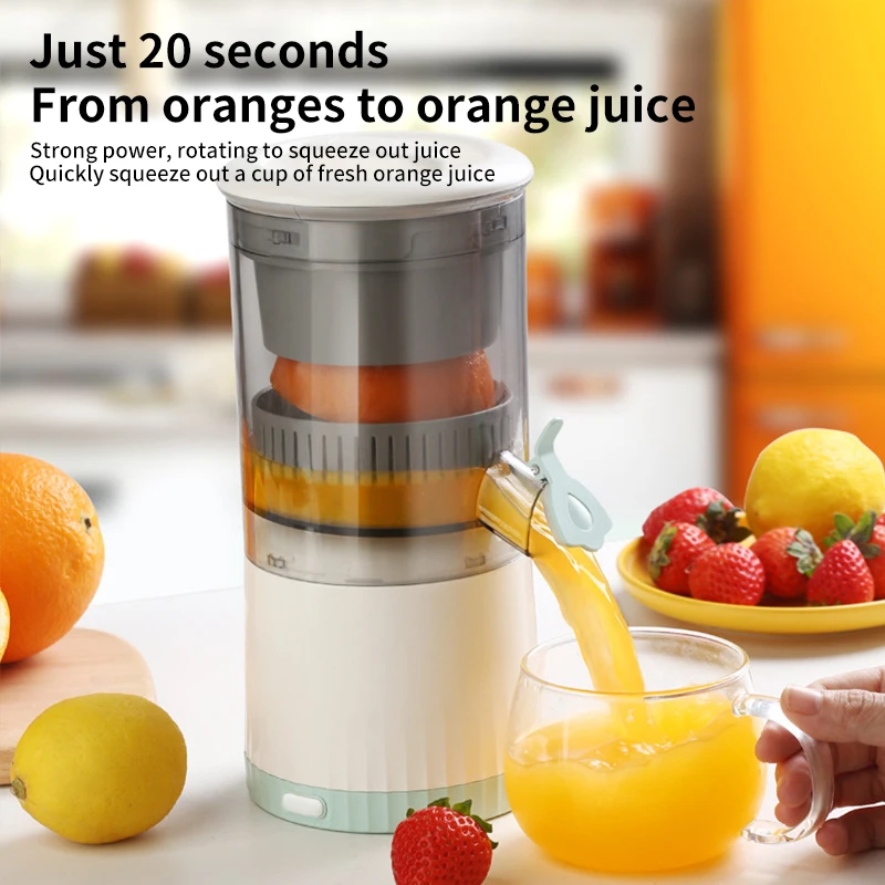 Citrus Juicer Machines Rechargeable Portable Juicer with USB and Blender for Orange, Lemon, Grapefruit Fruit extractor machine
