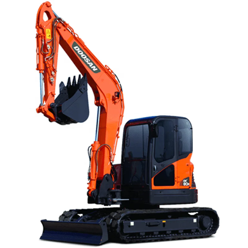 Корейский высококачественный б/у экскаватор/backho tyred Doosan DX55 колесный DX60W 6 тонн гидравлический