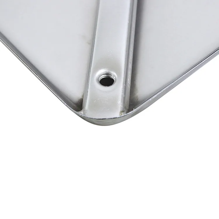 Hair salon barber chair accessories grooming chair hydraulic pump square base four holes six holes chrome square plate