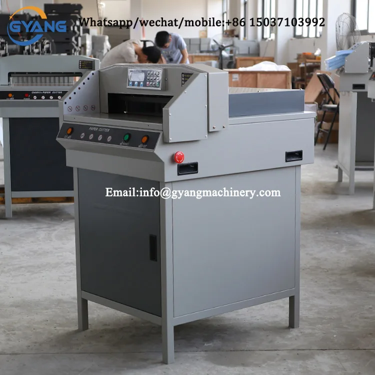 Factory Price Electric Mute Office Use Guillotine Auto Paper Cutter With 7 Inch Touch Screen