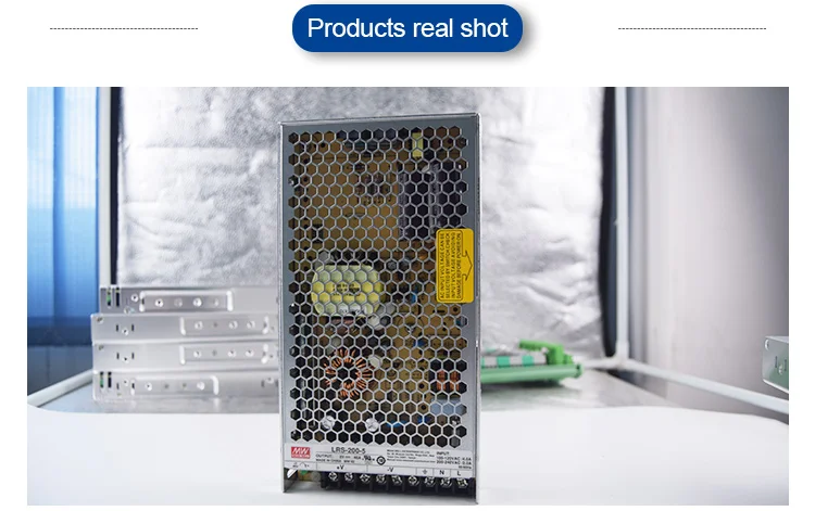 Meanwell LRS-200-5 200W 5V 40A Single Output Switching Power Supply for Led Lighting