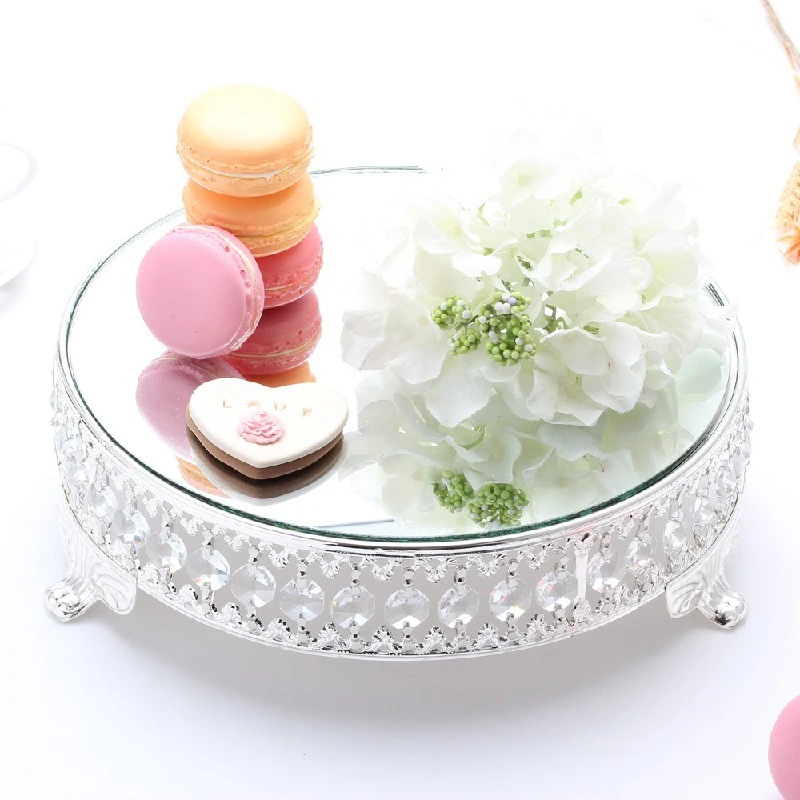 birdcage decorated three tier shaped 5 tier wedding mini cake stand with dome set wedding pedestal