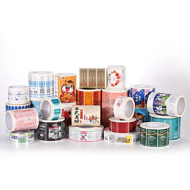 Printing factory custom label transparent logo metal hot gold sealing sticker custom self-adhesive label bottle sticker