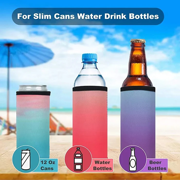 Soft neoprene promotion foldable large folding thermal beer can cooler bag with oem customized waterproof insulated bag cooler